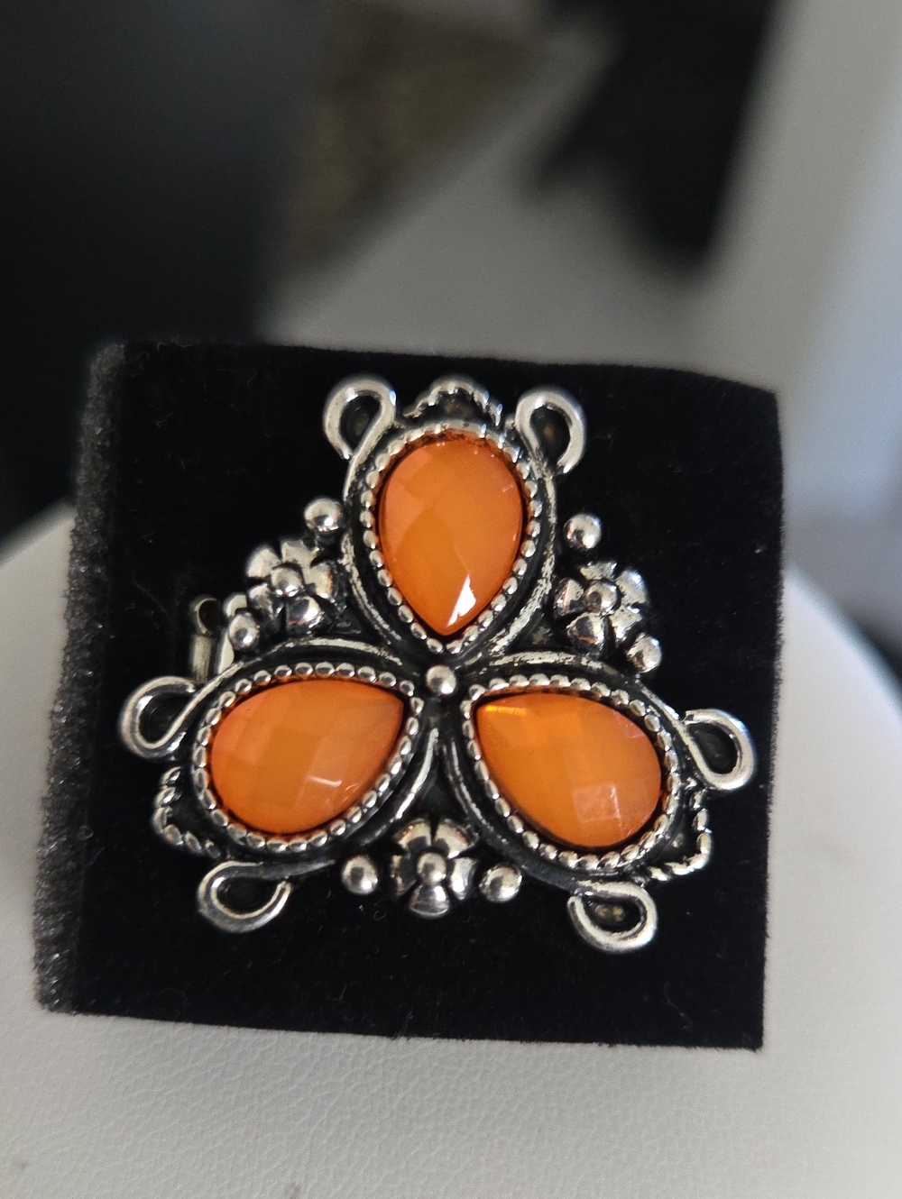 Paparazzi Ambrosial Garden Orange Ring NWT
